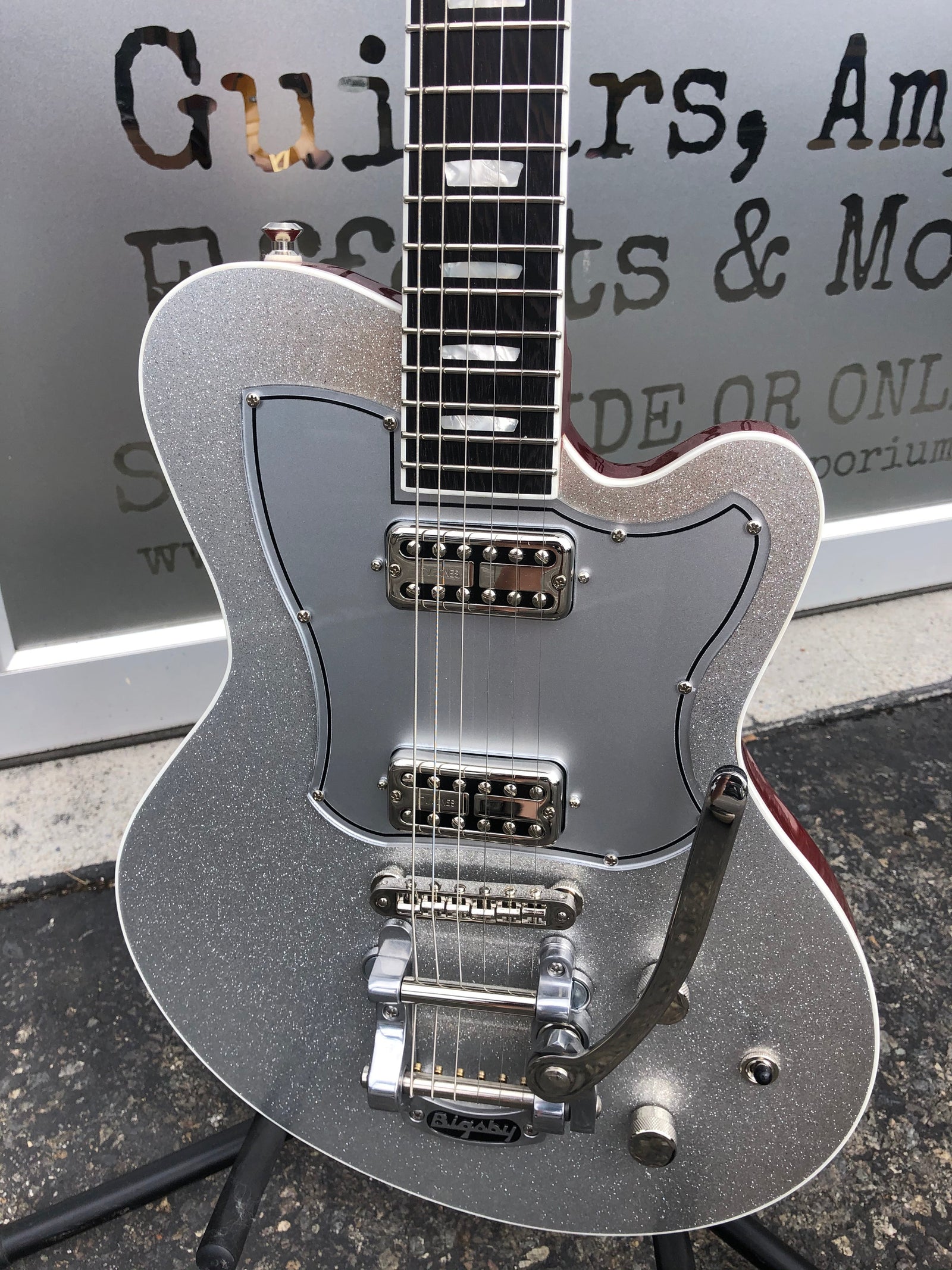 Kauer Guitars Starliner Express, Silver Sparkle - #1026-94