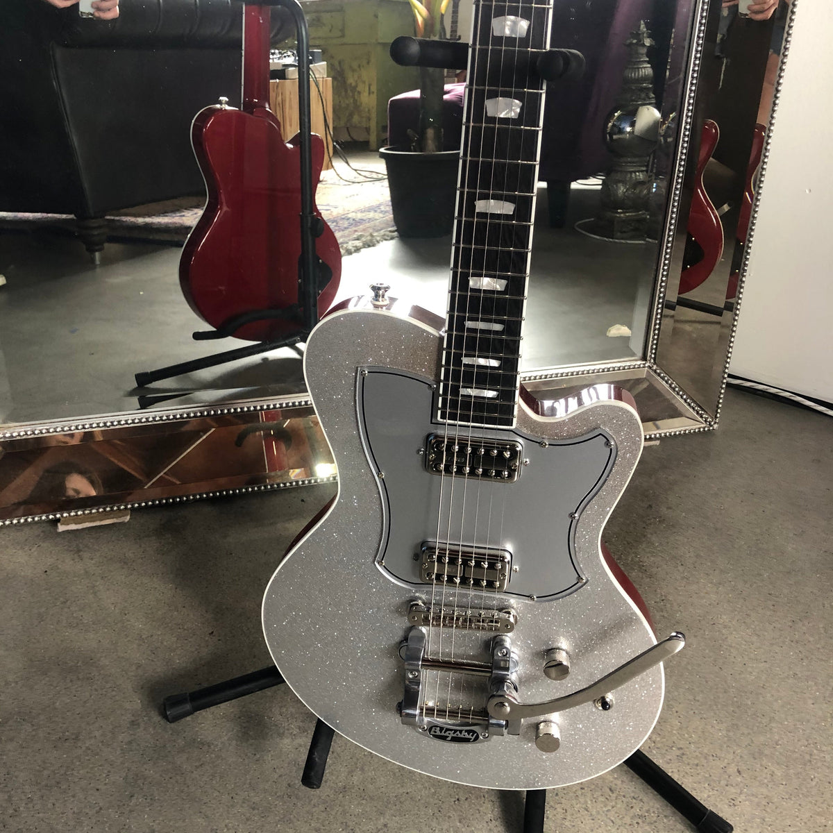 Kauer Guitars Starliner Express, Silver Sparkle - #1026-94
