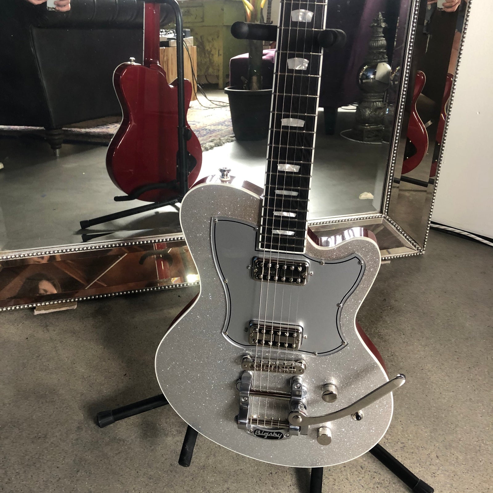 Kauer Guitars Starliner Express, Silver Sparkle - #1026-94
