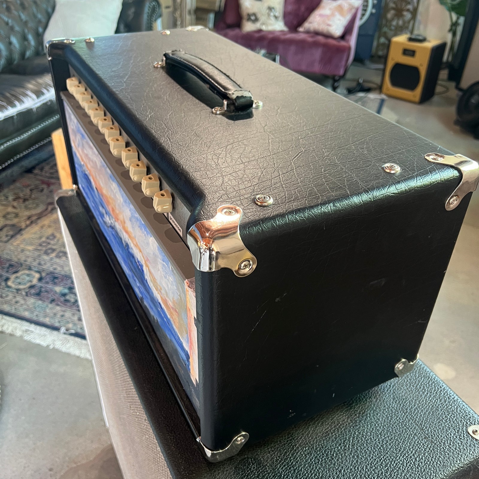 Krinard “Lighthouse” Dual‑Tremolo Head Scratch‑Built by Original Two Rock Founder Bill Krinard | Joey Landreth–Inspired | Original Lighthouse Artwork | 50 W 6L6