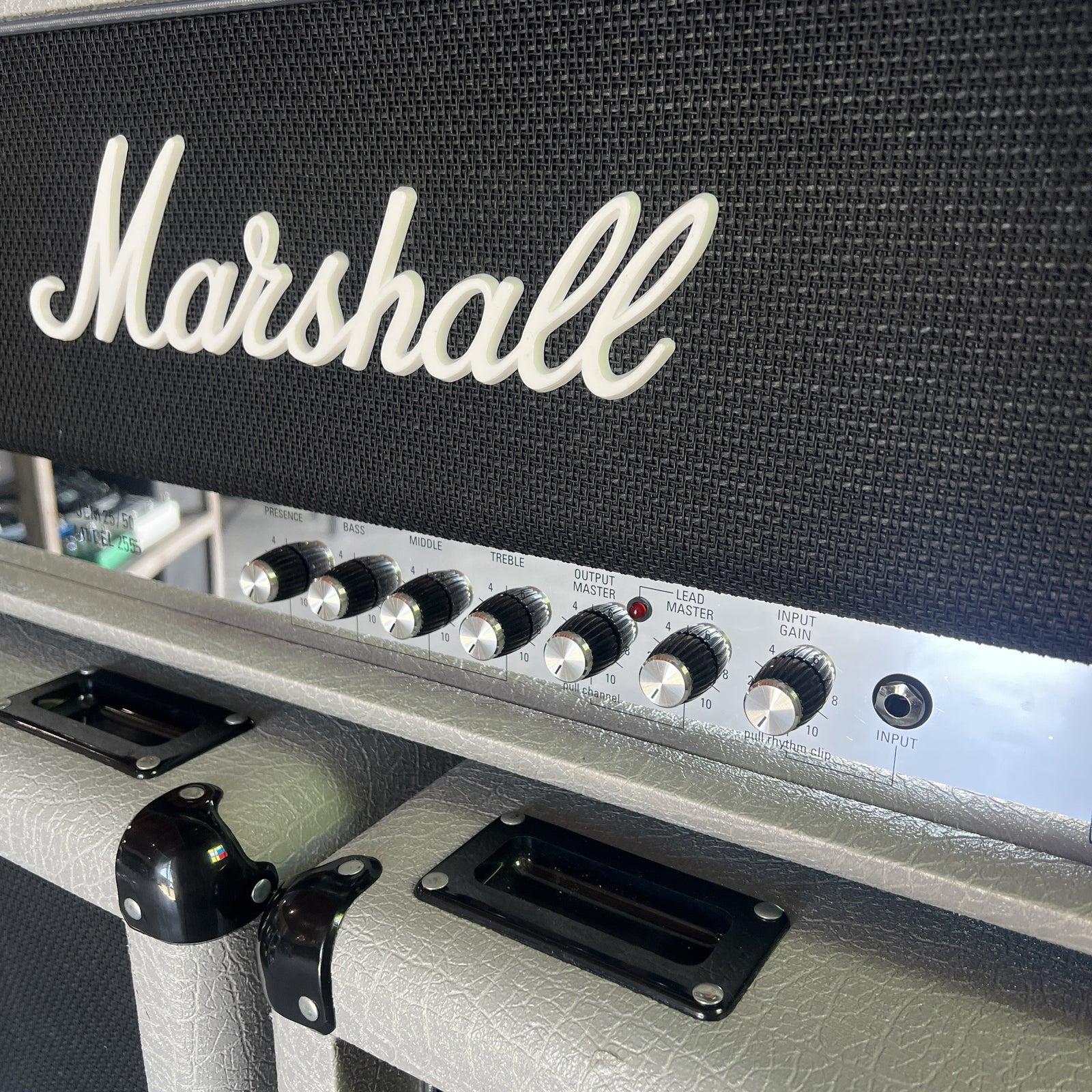 Marshall 2555X Silver Jubilee 100-Watt Full Stack with Dual 2551BV 4x12 Cabinets (UK Made)