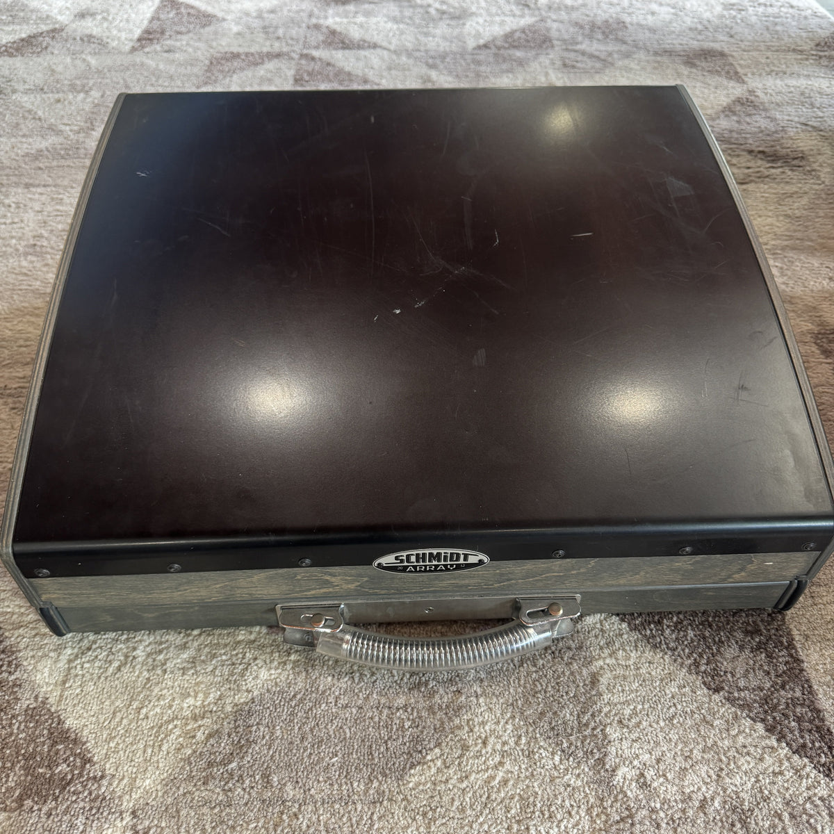 Used Schmidt Array SA550XDM Pedalboard w/ Lid &amp; 2 Connector Boxes – Excellent Condition