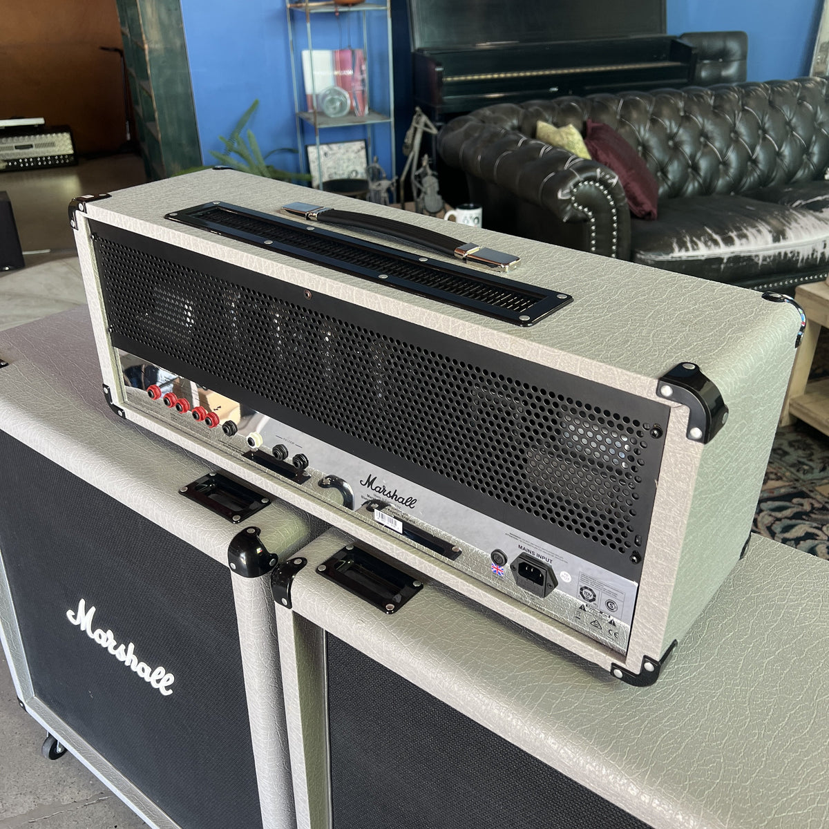 Marshall 2555X Silver Jubilee 100-Watt Full Stack with Dual 2551BV 4x12 Cabinets (UK Made)