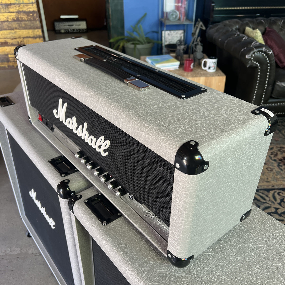 Marshall 2555X Silver Jubilee 100-Watt Full Stack with Dual 2551BV 4x12 Cabinets (UK Made)