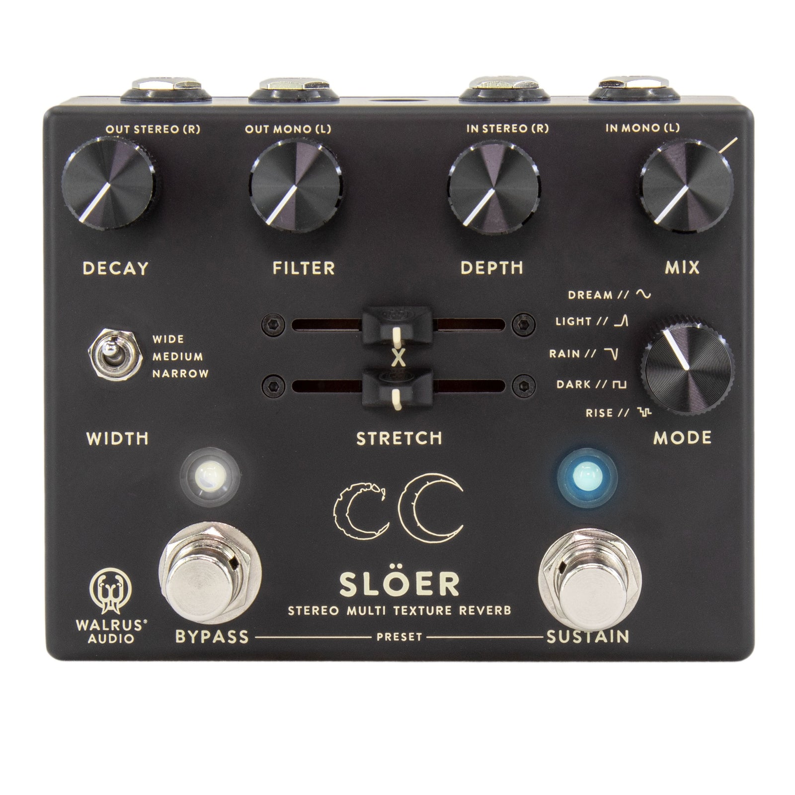 Walrus Audio SLÖER Stereo Ambient Reverb - Black