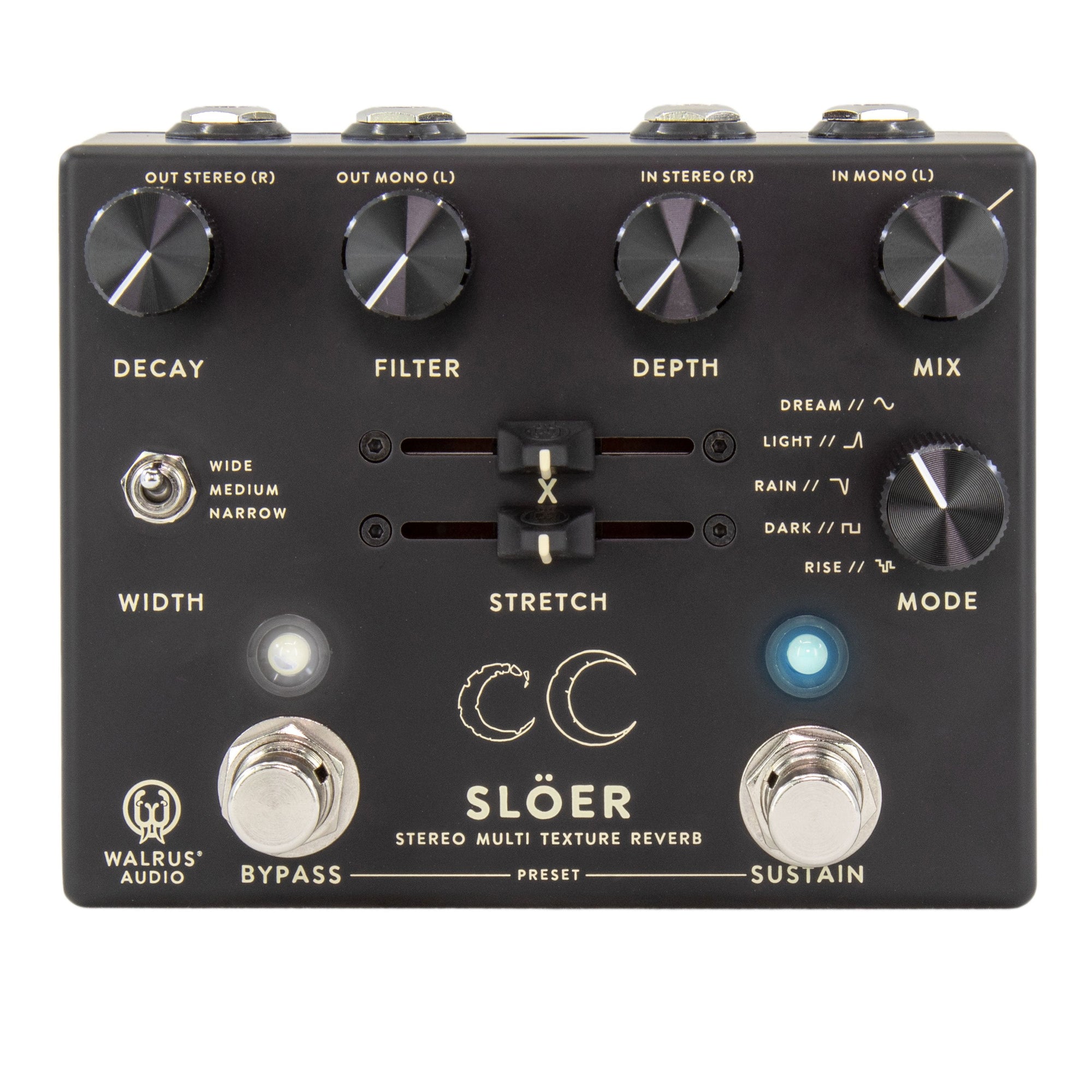 Walrus Audio SLÖER Stereo Ambient Reverb - Black