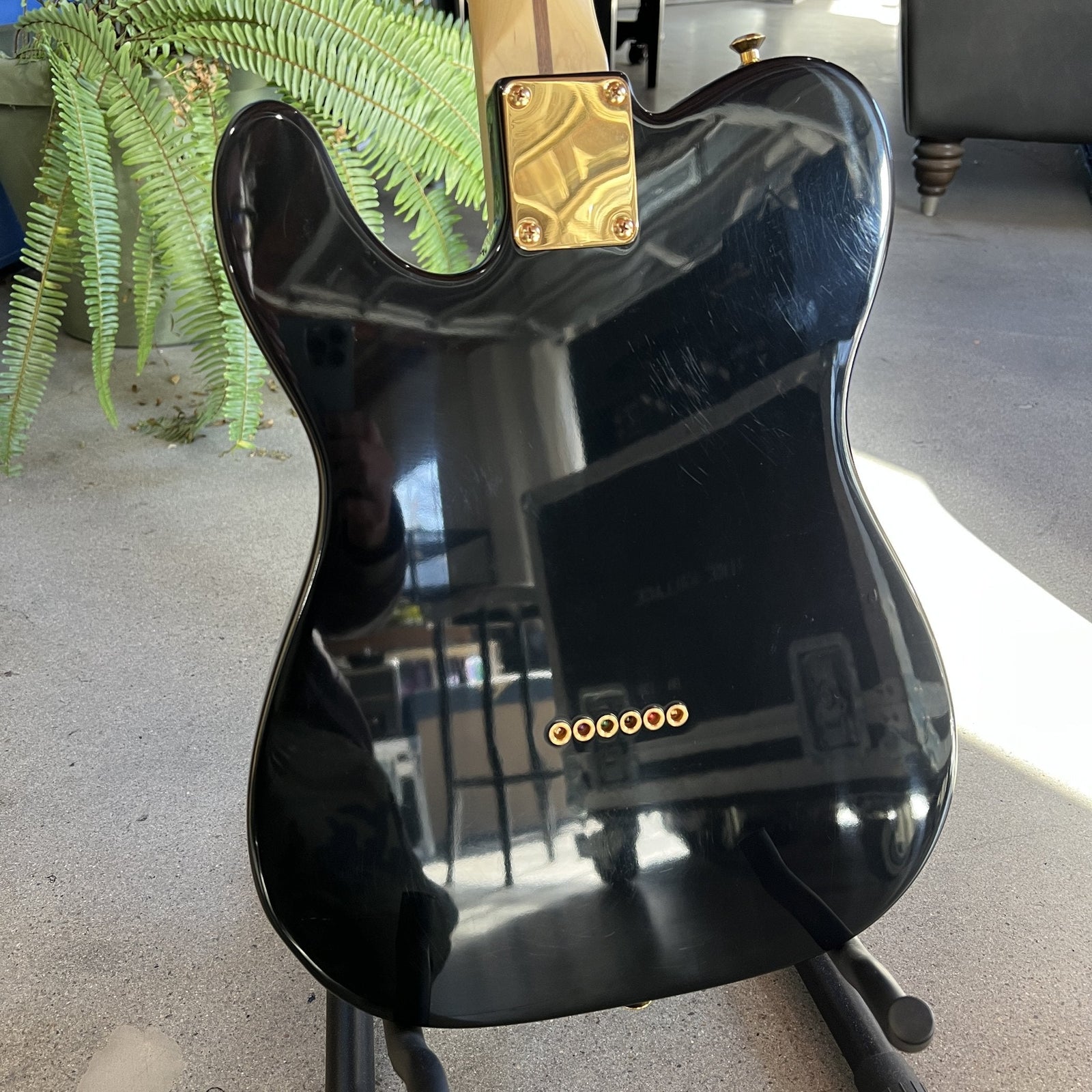 1994 Fender James Burton Telecaster - Black w/Gold Paisley