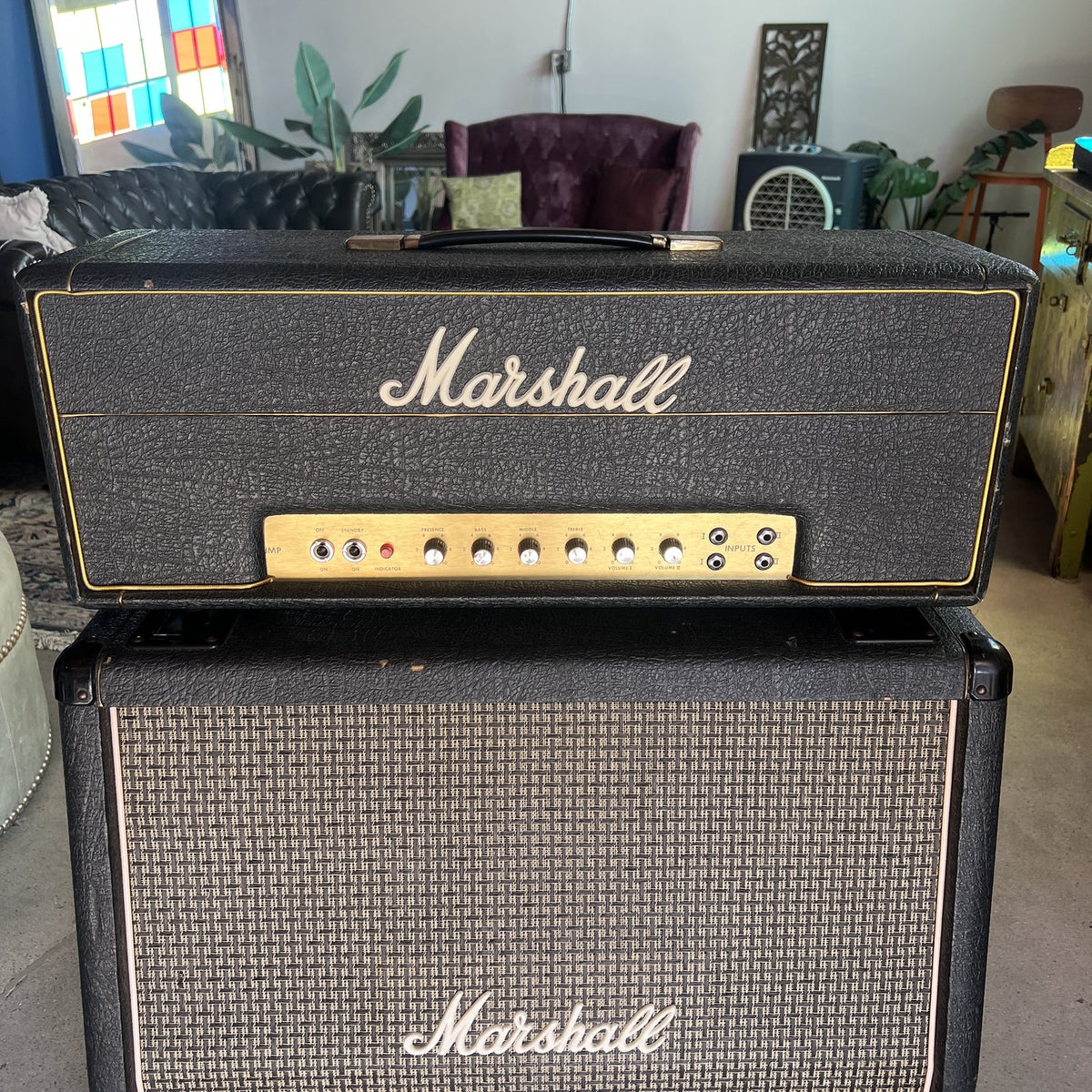 Vintage 1976 Marshall JMP 1987 MK II 50-Watt Lead Guitar Amplifier Head | Cottonwood Music Emporium