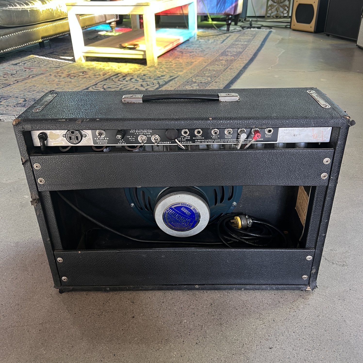 1979 Fender Silverface Deluxe Reverb (Late '79 "Line Out" Model)