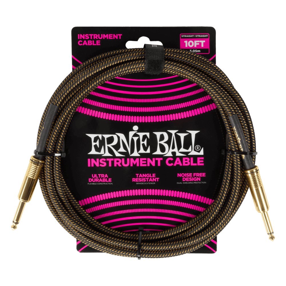Ernie Ball 10' Braided Cable