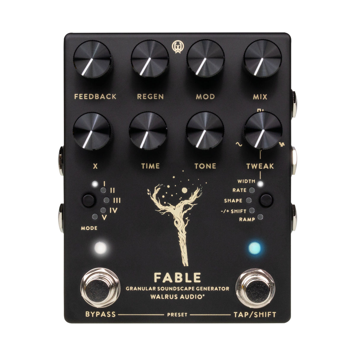Walrus Audio Fable MKII Granular Soundscape Generator pedal in Black limited finish