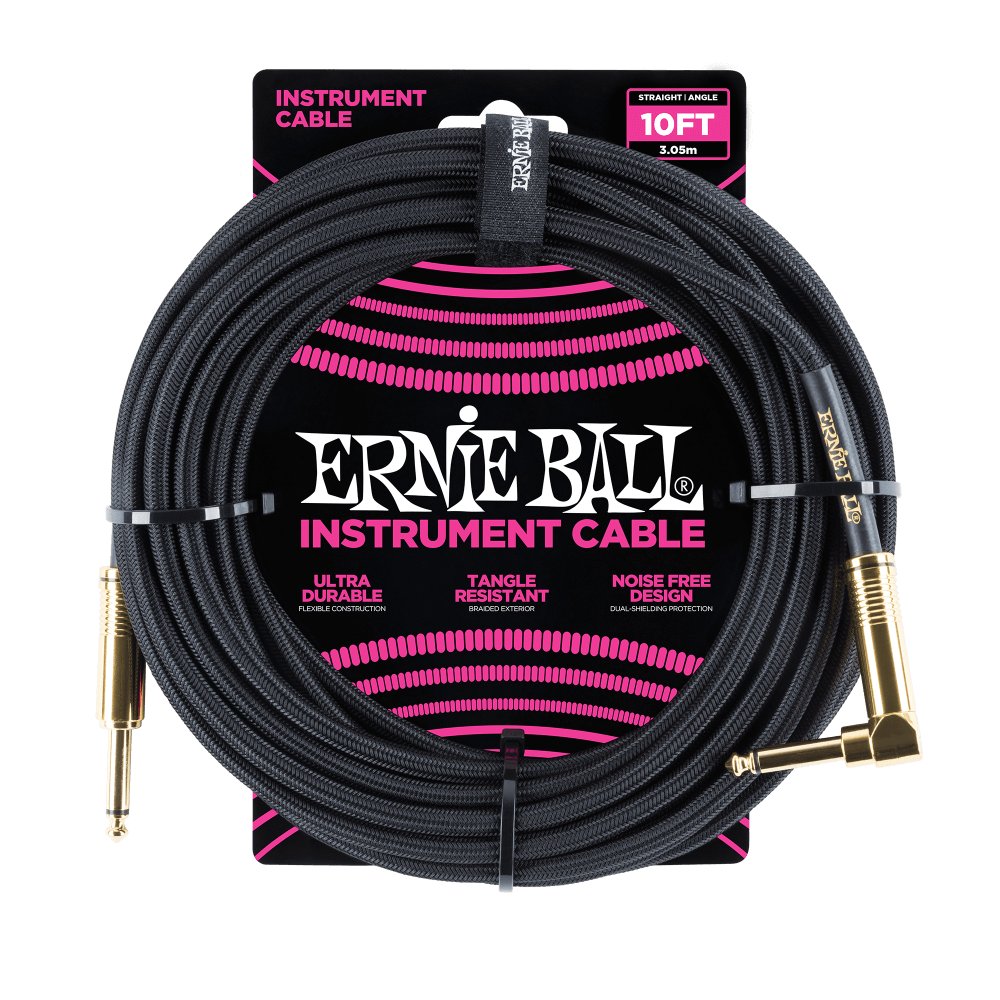 Ernie Ball 10' Braided Cable