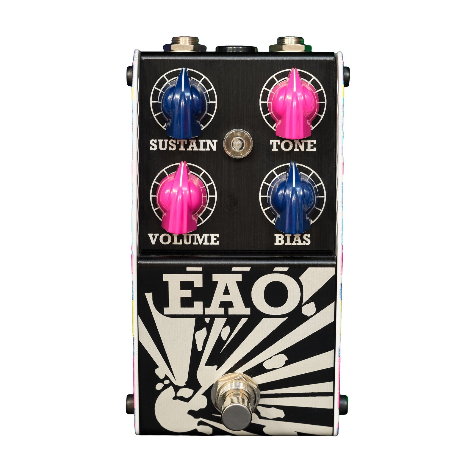 ThorpyFX EAO NOS Germanium Fuzz Pedal top down view
