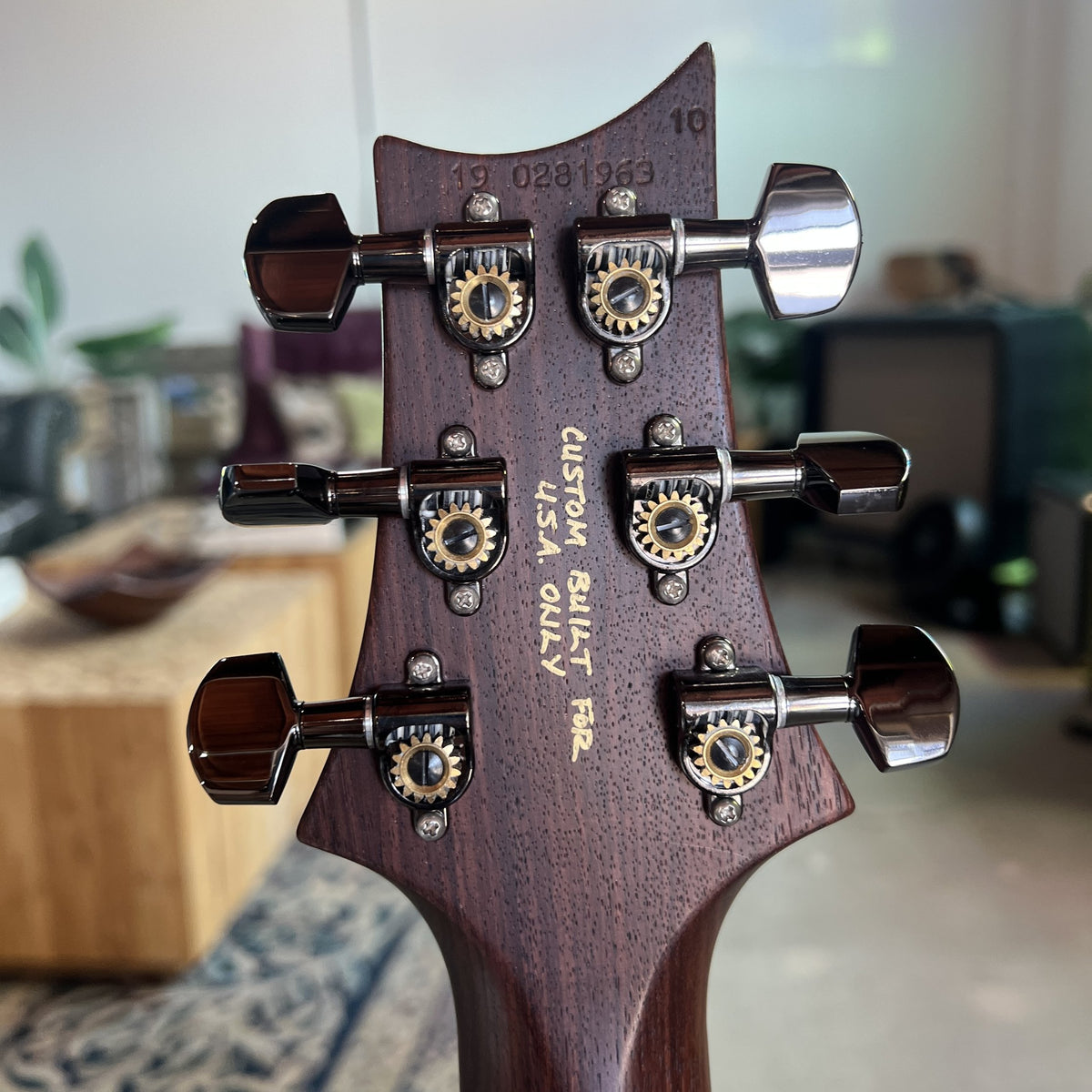PRS Special Wood Library Brazilian Neck 10 Top - 2019 - Blood Orange