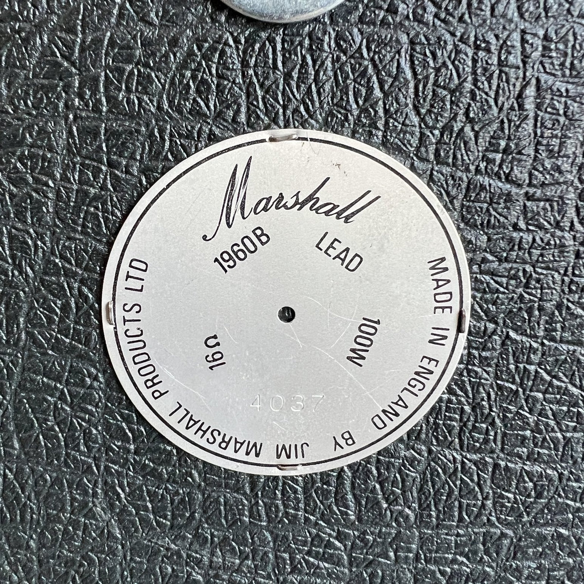1979 Marshall 1960B Lead 4x12 Cabinet
