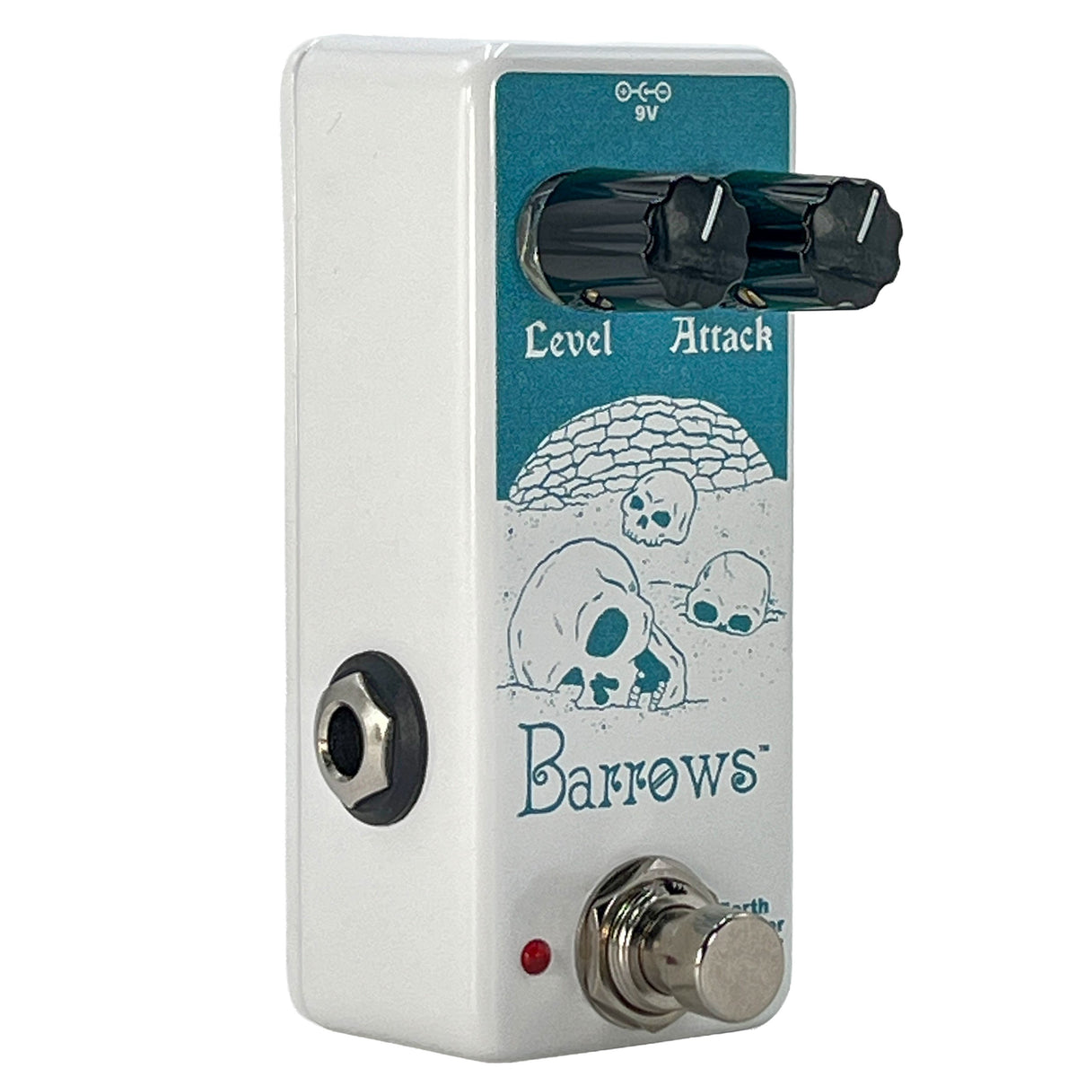 EarthQuaker Devices Barrows - Limited Edition Pearl White & Turquoise