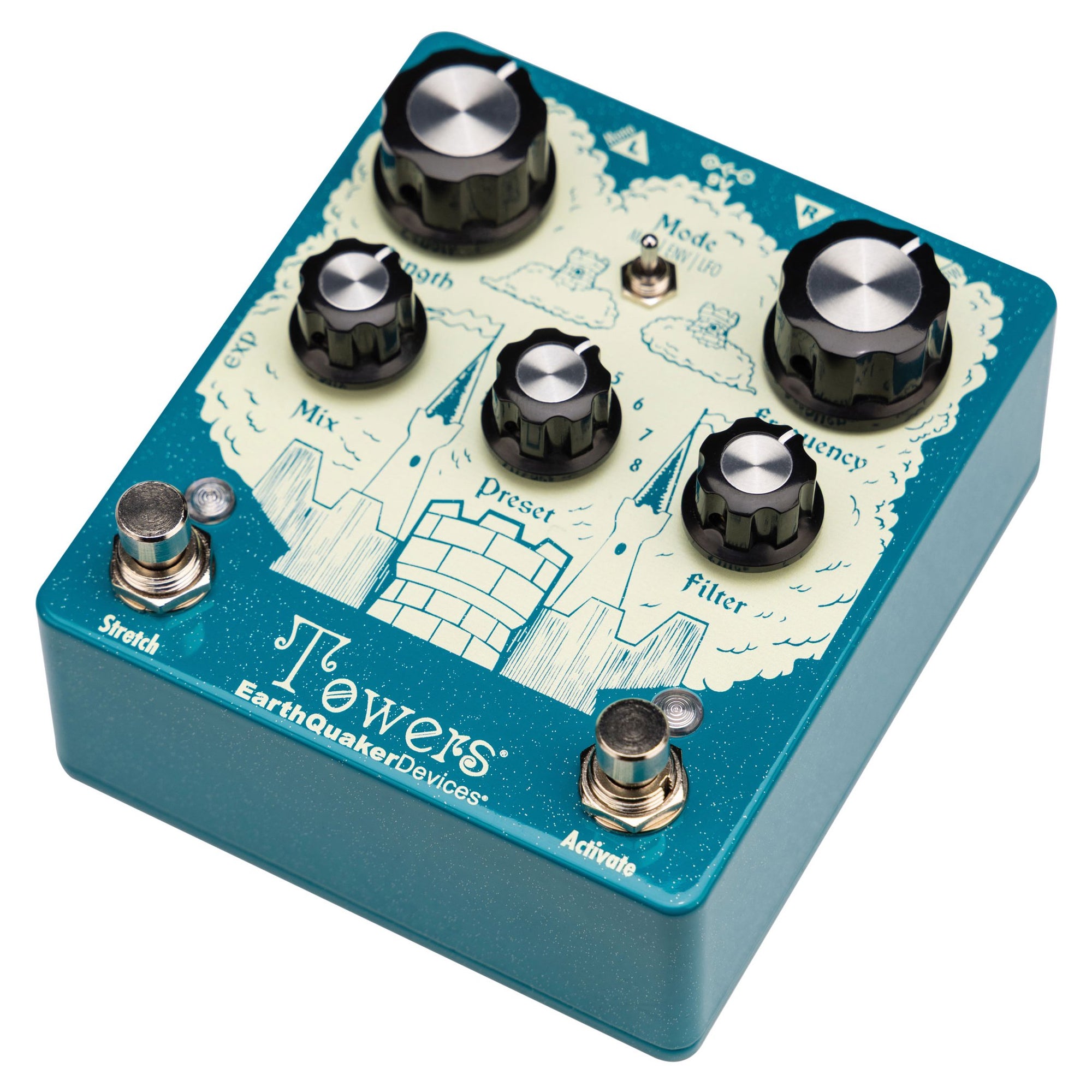 EarthQuaker Devices Towers V1 – Stereo Soundscape Pedal