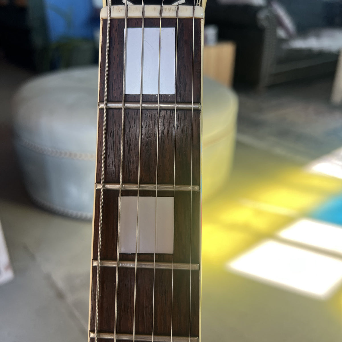 1977 Ibanez Model 2350 Custom Lawsuit Era Electric Guitar - Antique White (Steve Jones Sex Pistols Tribute)