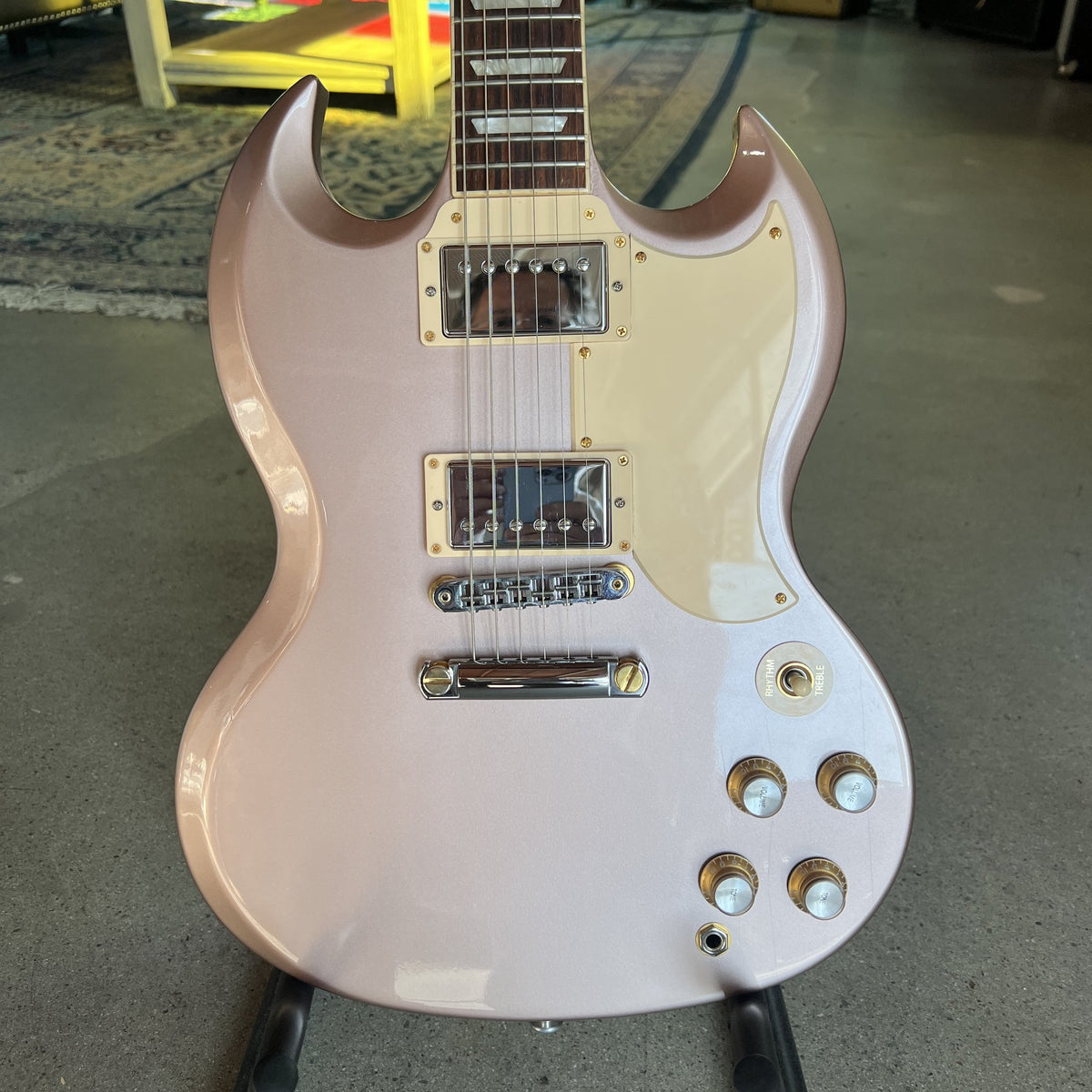 Gibson SG Standard "Airstream" Limited Edition (2019) – Rose Gold with Limited Aluminum Hardshell Case