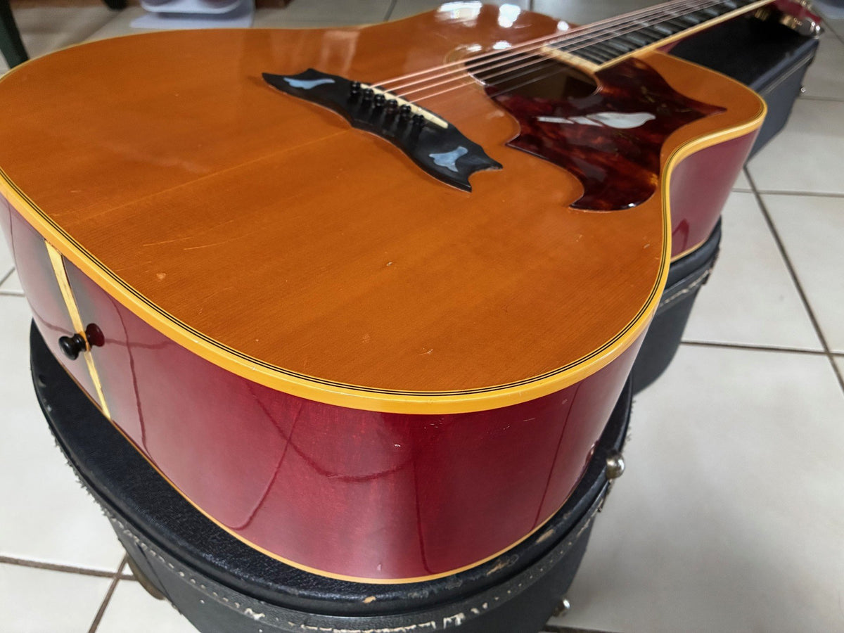 Vintage 1973 Gibson Dove Acoustic Guitar and Case