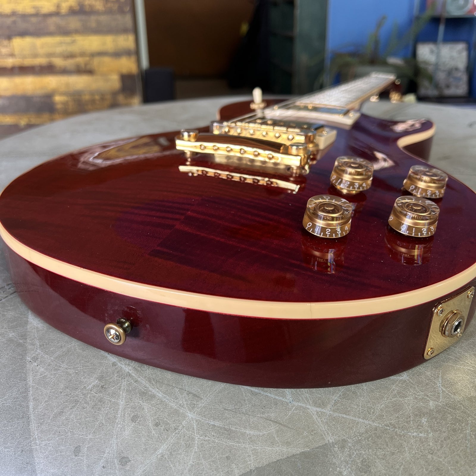 2006 Gibson Les Paul Standard Plus - Wine Red Flame Top