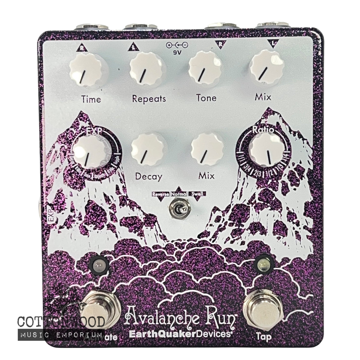 EarthQuaker Devices Avalanche Run V2 - Purple Sparkle - Cottonwood Music Exclusive Color