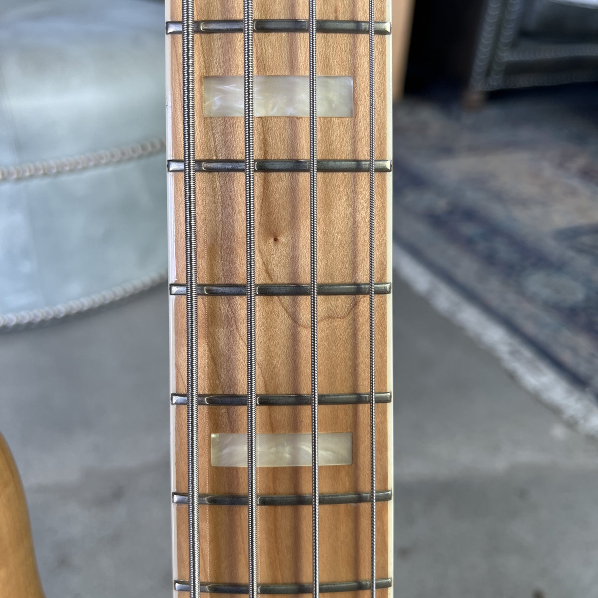 Fender Crafted in Japan (CIJ) 1975 Reissue Jazz Bass (JB75) – Natural Ash with Maple Neck (2004-2005)