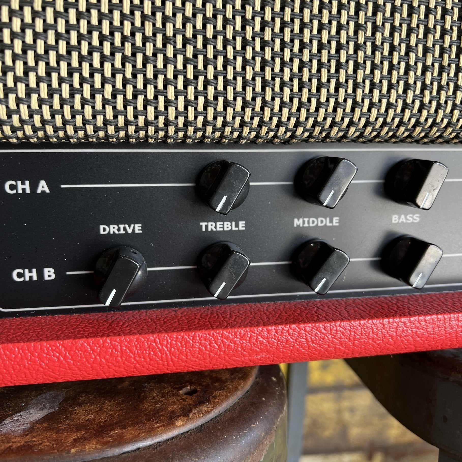 2013 Carol-Ann OD2 100W Guitar Amplifier Head - Red