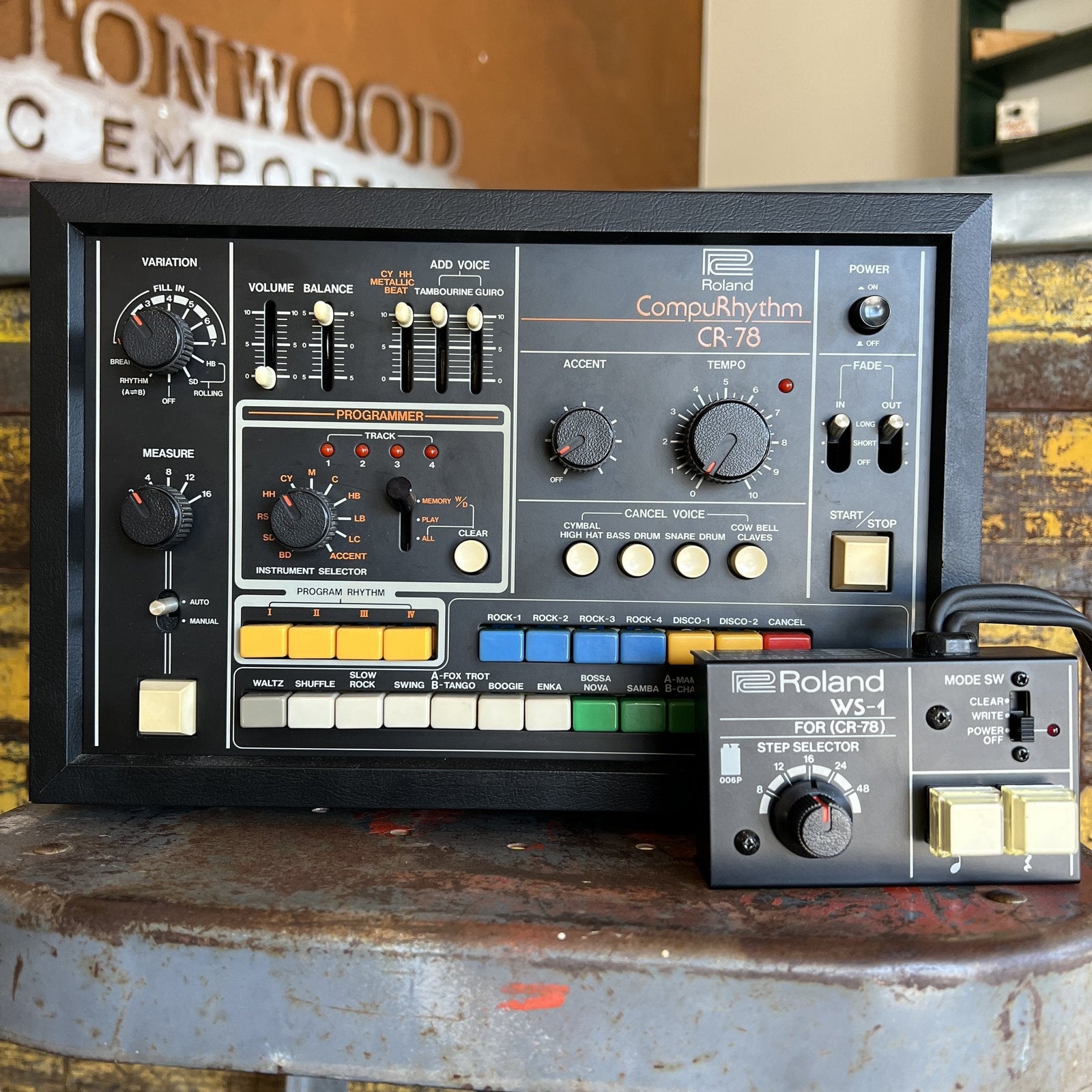 Roland CompuRhythm CR-78 w/ WS-1 Writing Switch