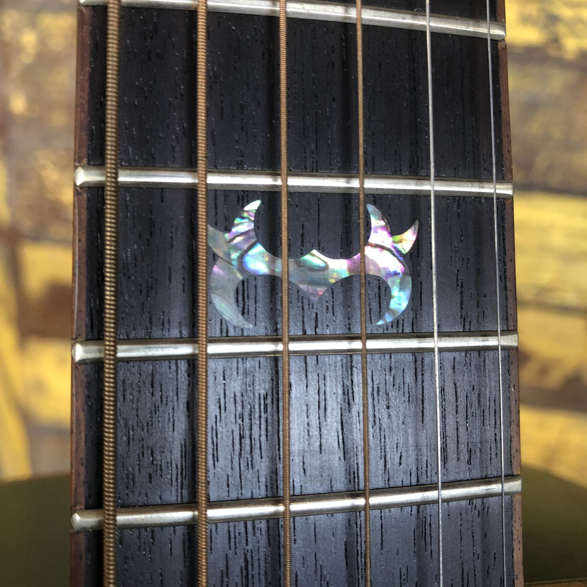 Morris FLB-80 Acoustic Electric Guitar - Turquoise Blue
