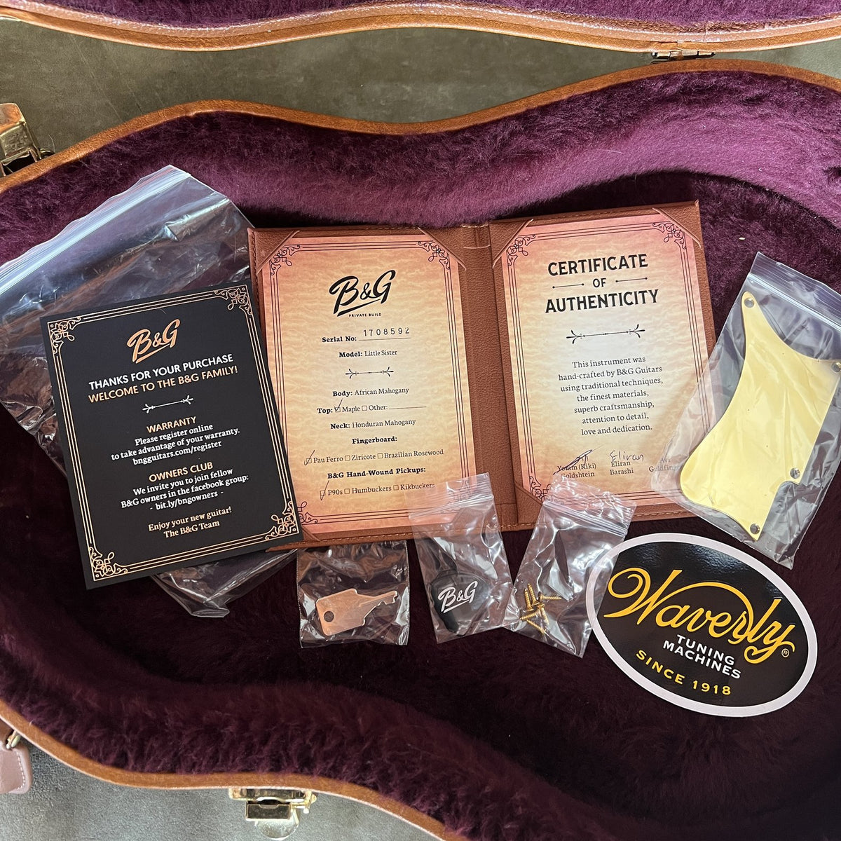 2017 B&G Little Sister Cutaway – Private Build | Handmade P90 Electric Guitar