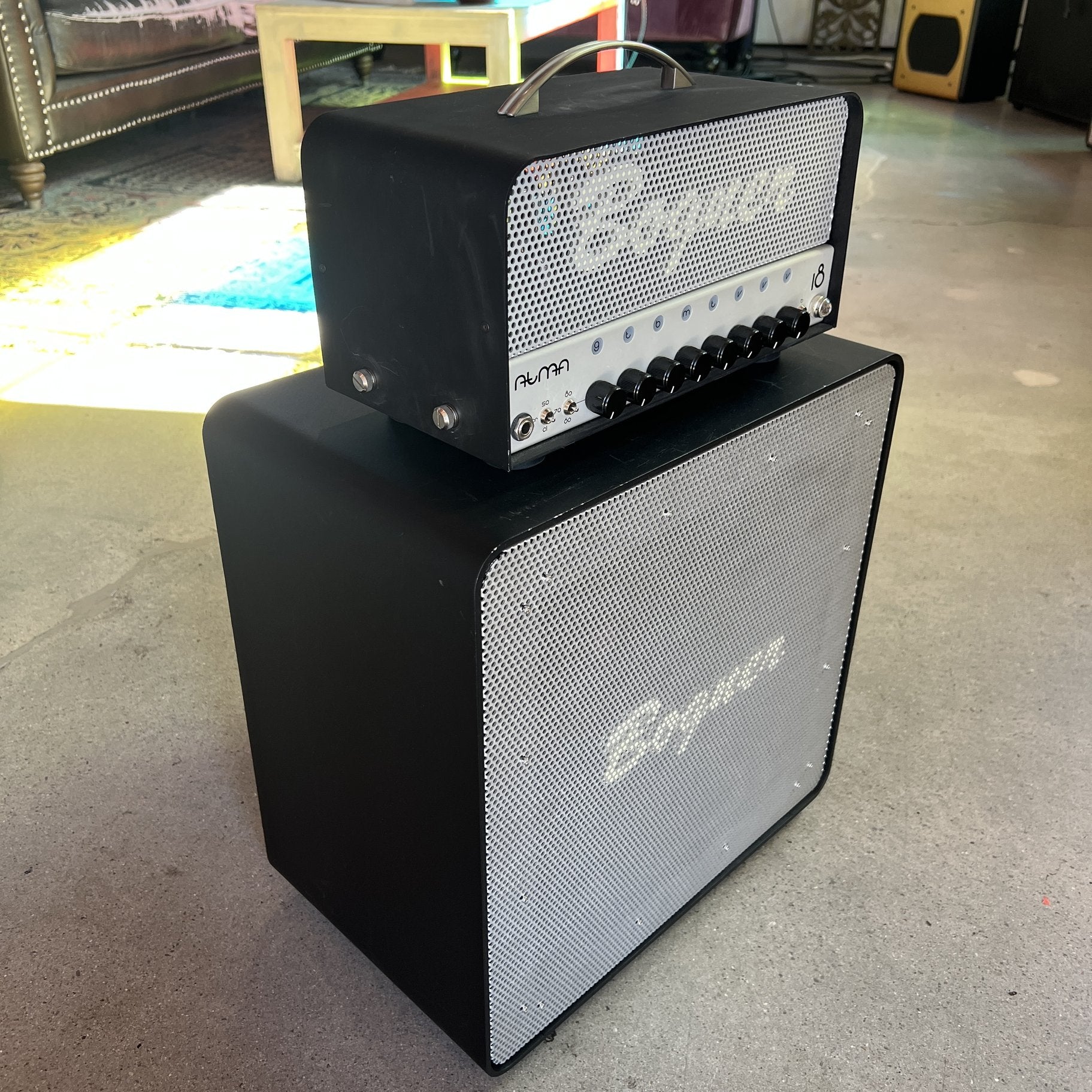 Bogner Atma 18/5/1-Watt 3-Channel Tube Head w/ 112AT Open Back Cabinet