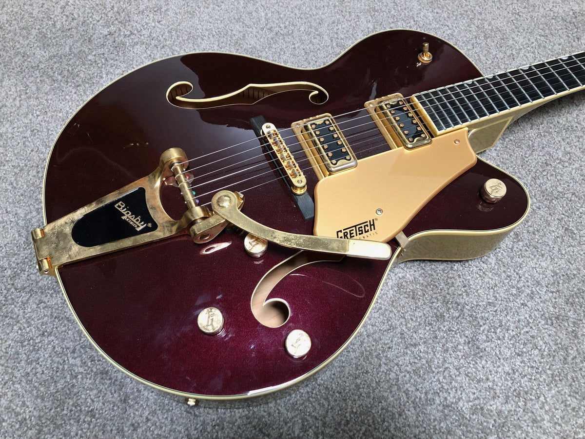 Gretsch 5420t electromatic guitar gold burgundy 135th anniversary