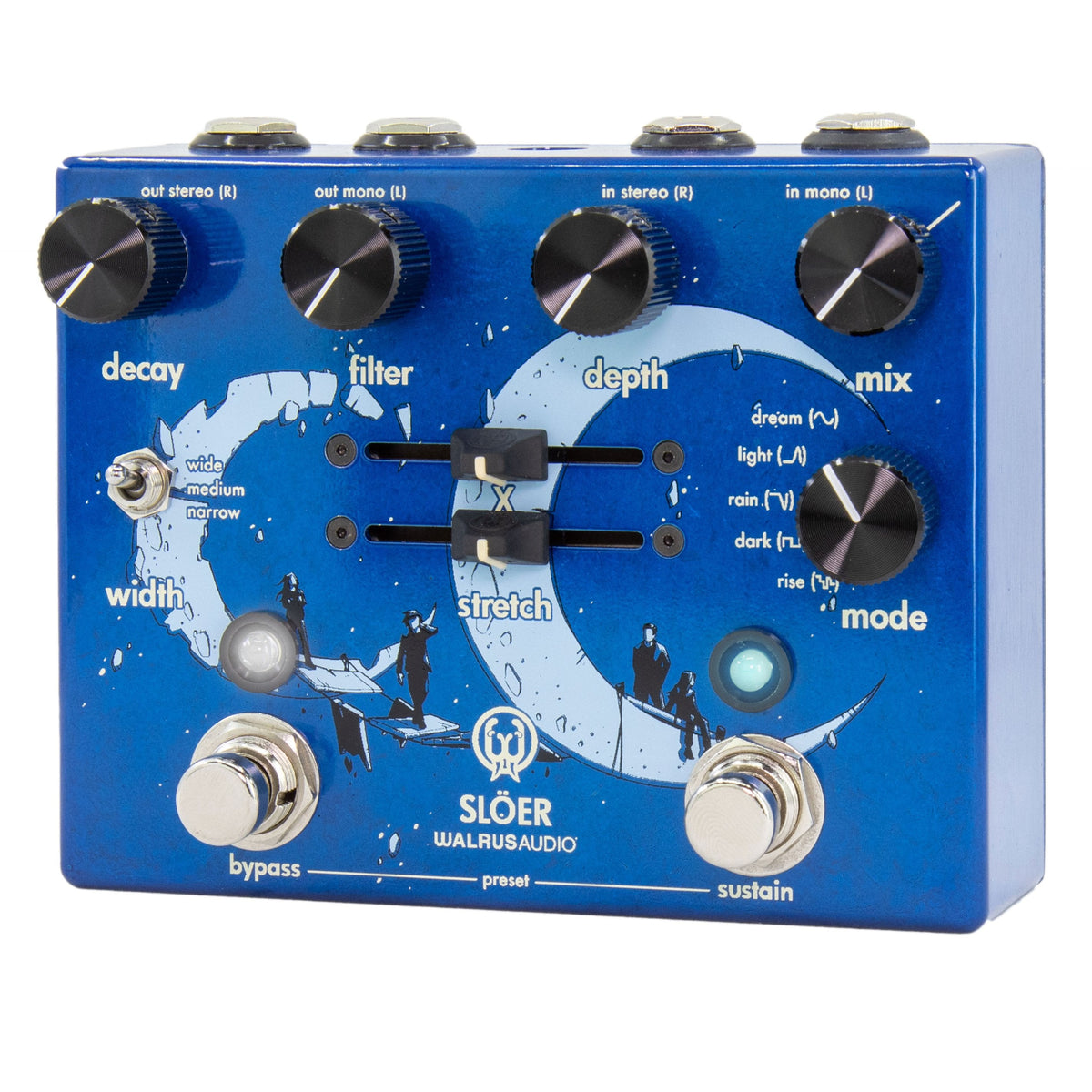 Walrus Audio SLÖER Stereo Ambient Reverb - Blue