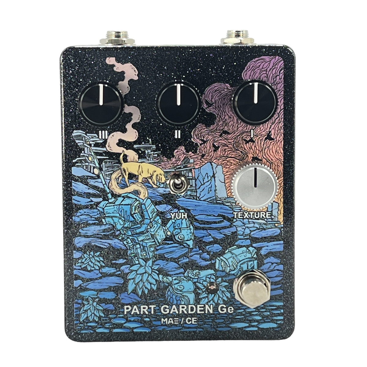 Mask Audio Engineering Germanium Part Garden | Boutique Hybrid Fuzz/Overdrive | Midnight