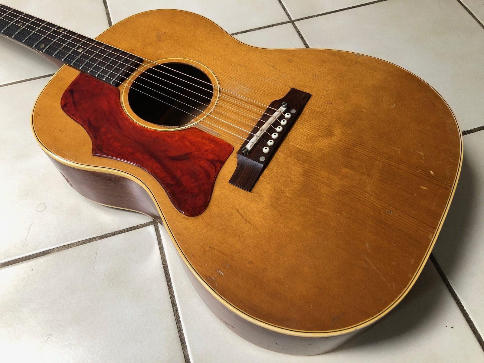 1966 Vintage Gibson B-25 N Left Handed Acoustic Guitar