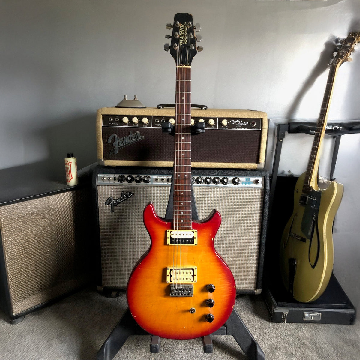 Vintage 1981 Hamer Special electric guitar sunburst