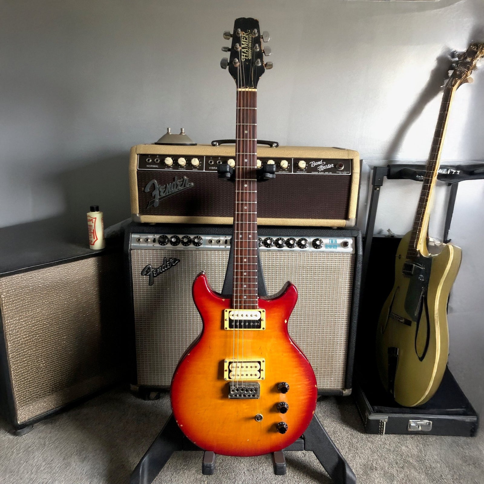 Vintage 1981 Hamer Special electric guitar sunburst