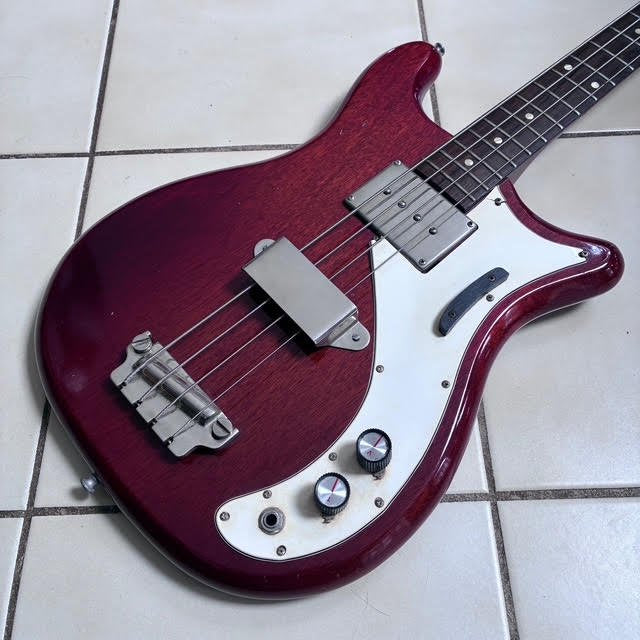 Vintage 1964 Epiphone Newport Bass Guitar & Case