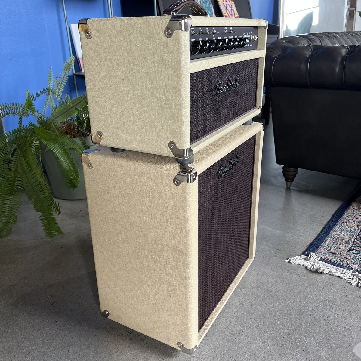Two Rock Custom Reverb Signature V3, 50W Head & 1x12 Cabinet - Blonde