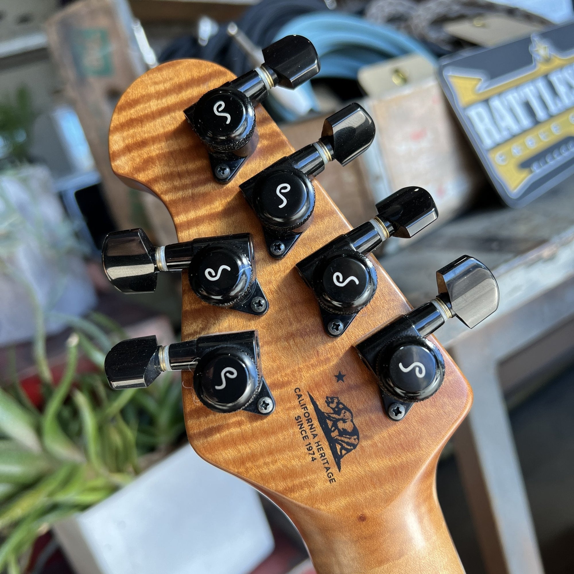2018 Ernie Ball Music Man Luke III - Boysenberry Flame