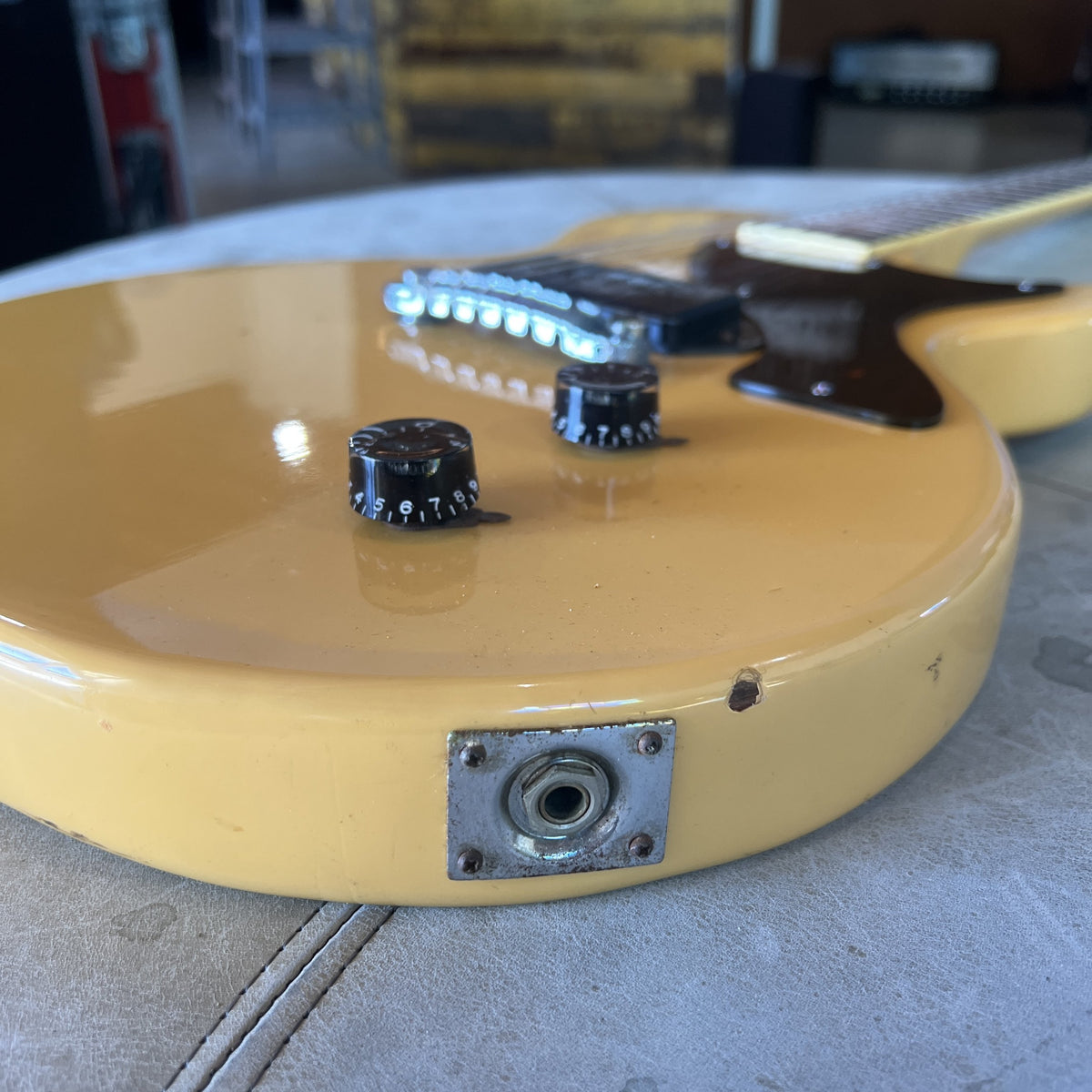 Vintage 1970s Ibanez "Lawsuit Era" Les Paul Junior Copy - TV Yellow (Set-Neck)