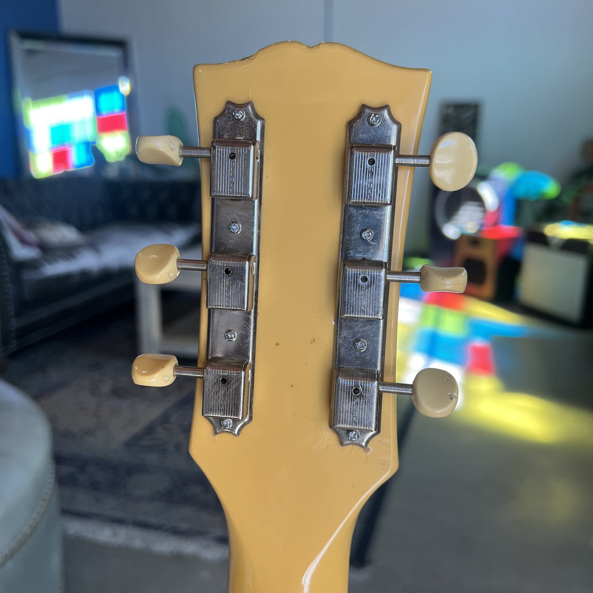 Vintage 1970s Ibanez "Lawsuit Era" Les Paul Junior Copy - TV Yellow (Set-Neck)