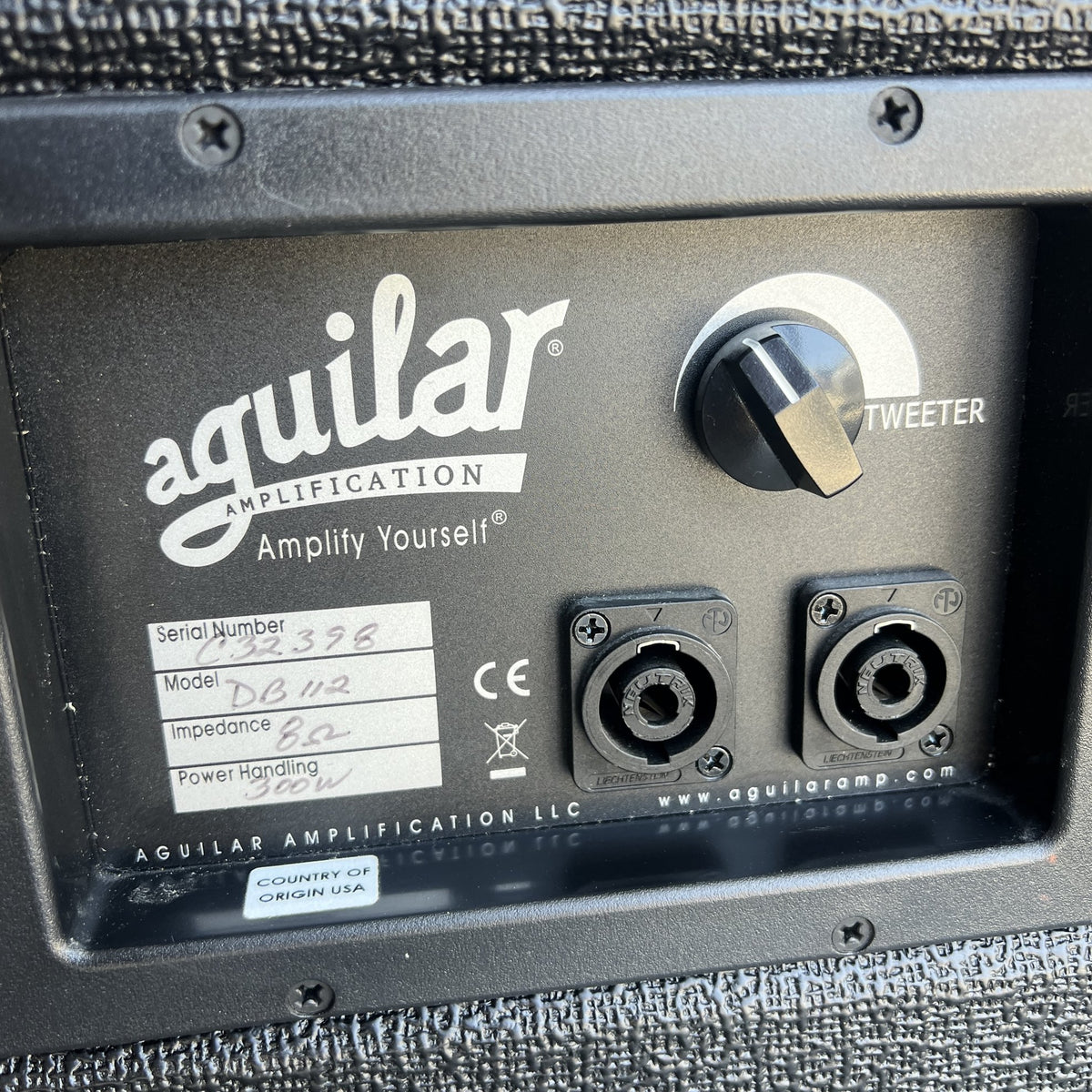 Aguilar DB 112 Bass Cabinet - 1x12" 300-Watt, 8-Ohm (Mint Condition)