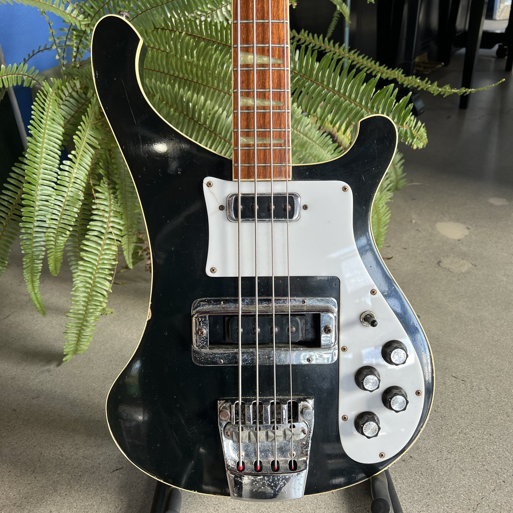 1975 Rickenbacker 4001 Bass Guitar - Jetglo