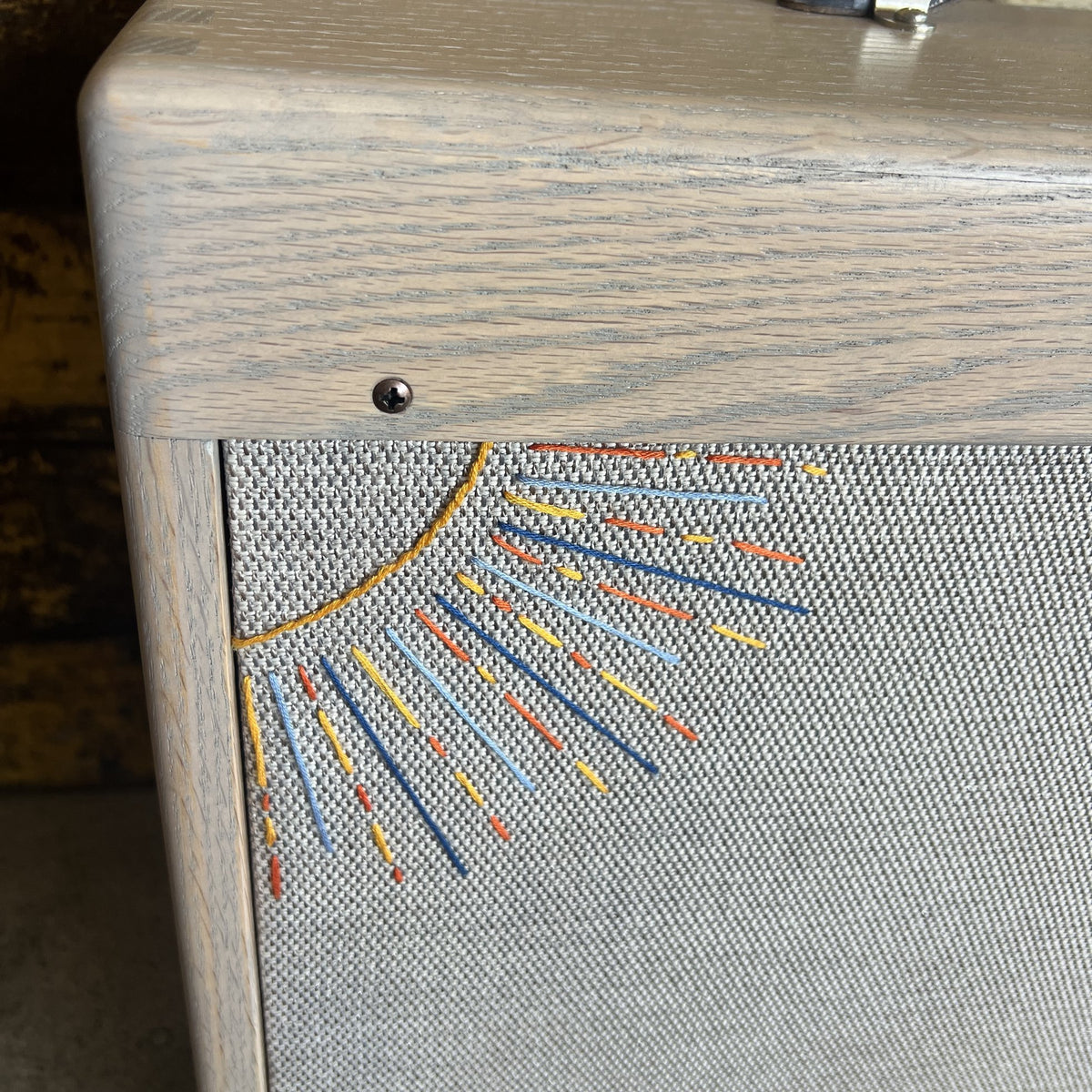 Westbound Amp & Embroidery Custom Red Oak 12" Cabinet for Tweed Deluxe
