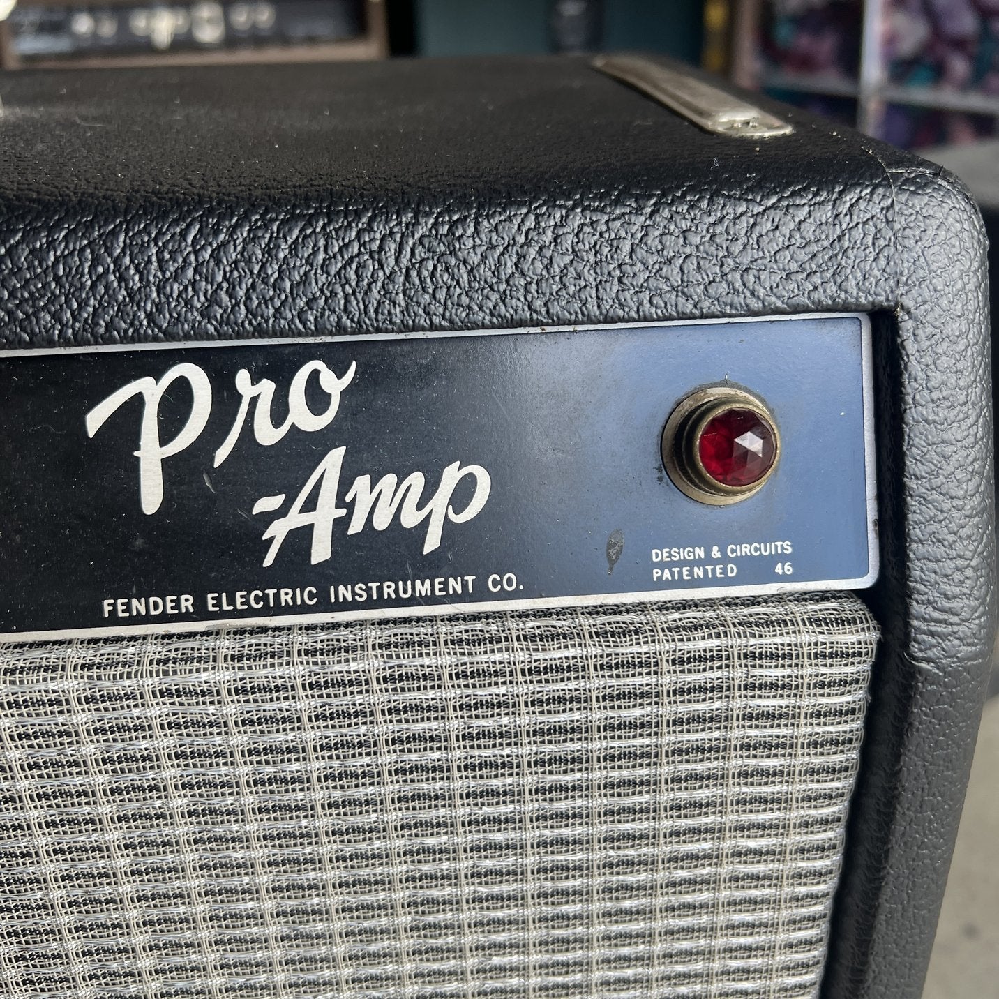 1963 Vintage Blackface Fender Pro-Amp, 40w 1x15