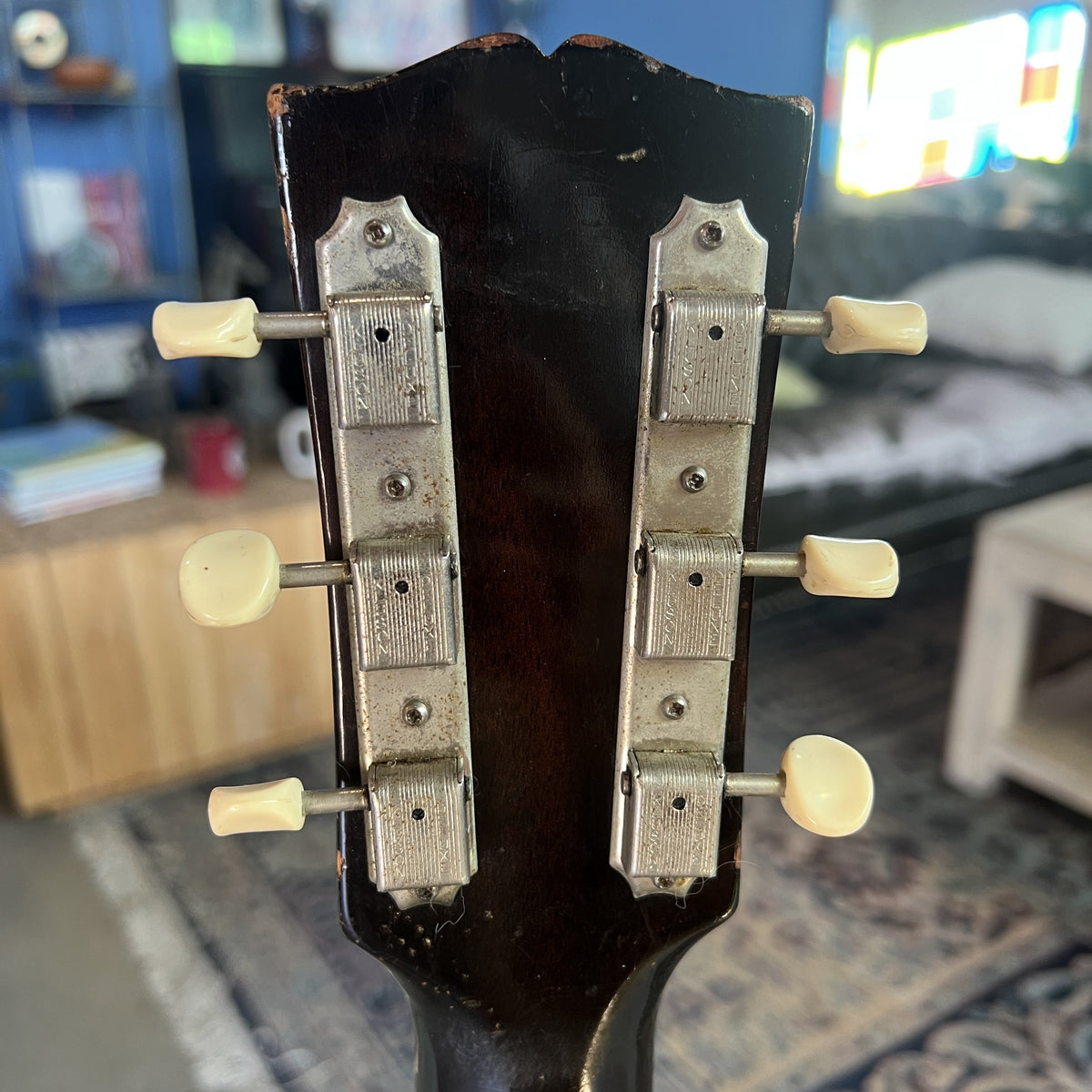 Vintage 1960-1962 Gibson LG-2 Sunburst – Player Grade X-Braced Acoustic with Pickup & Upgraded Fixed Bridge