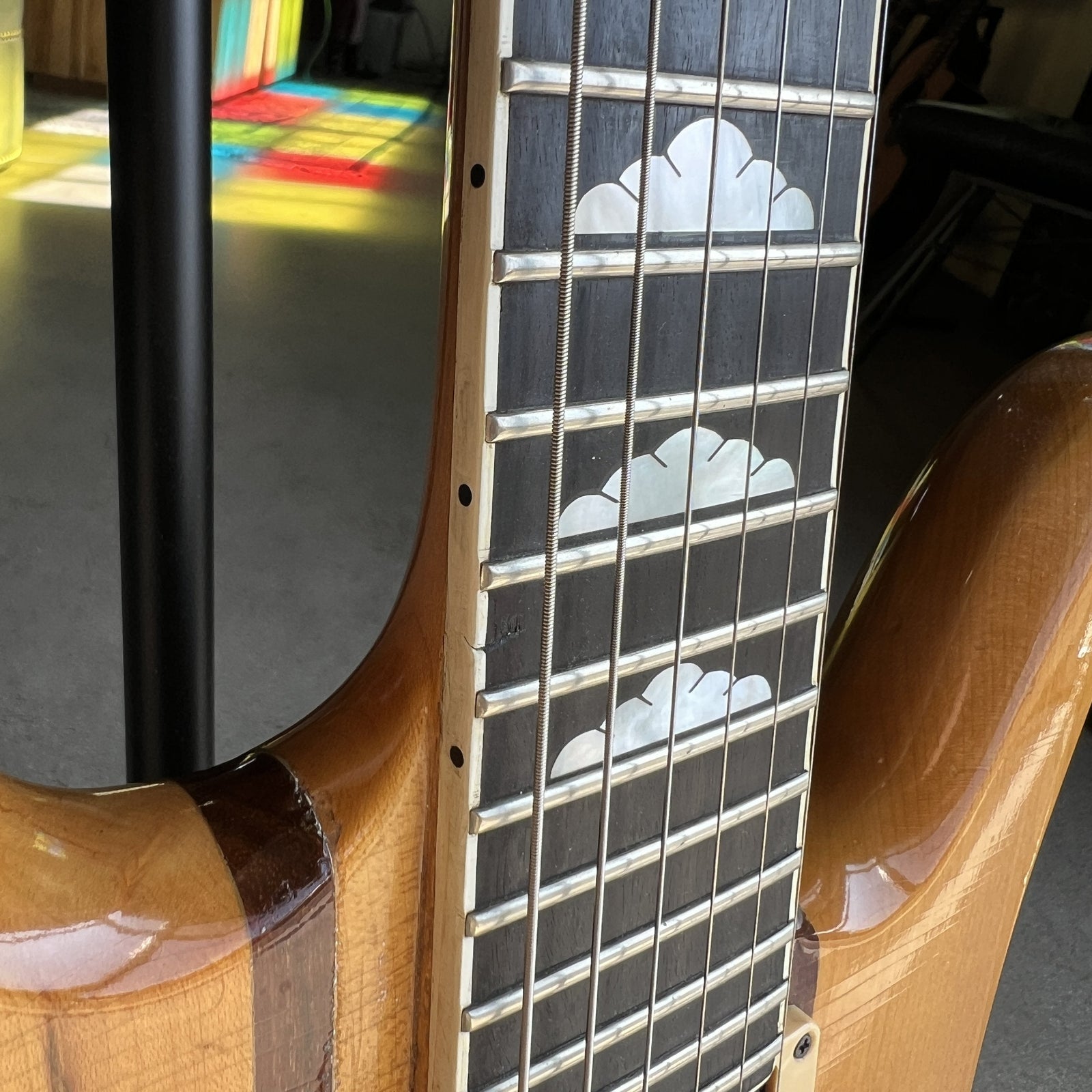 1976 BC Rich Mockingbird Supreme, owned by Tom Bukovac