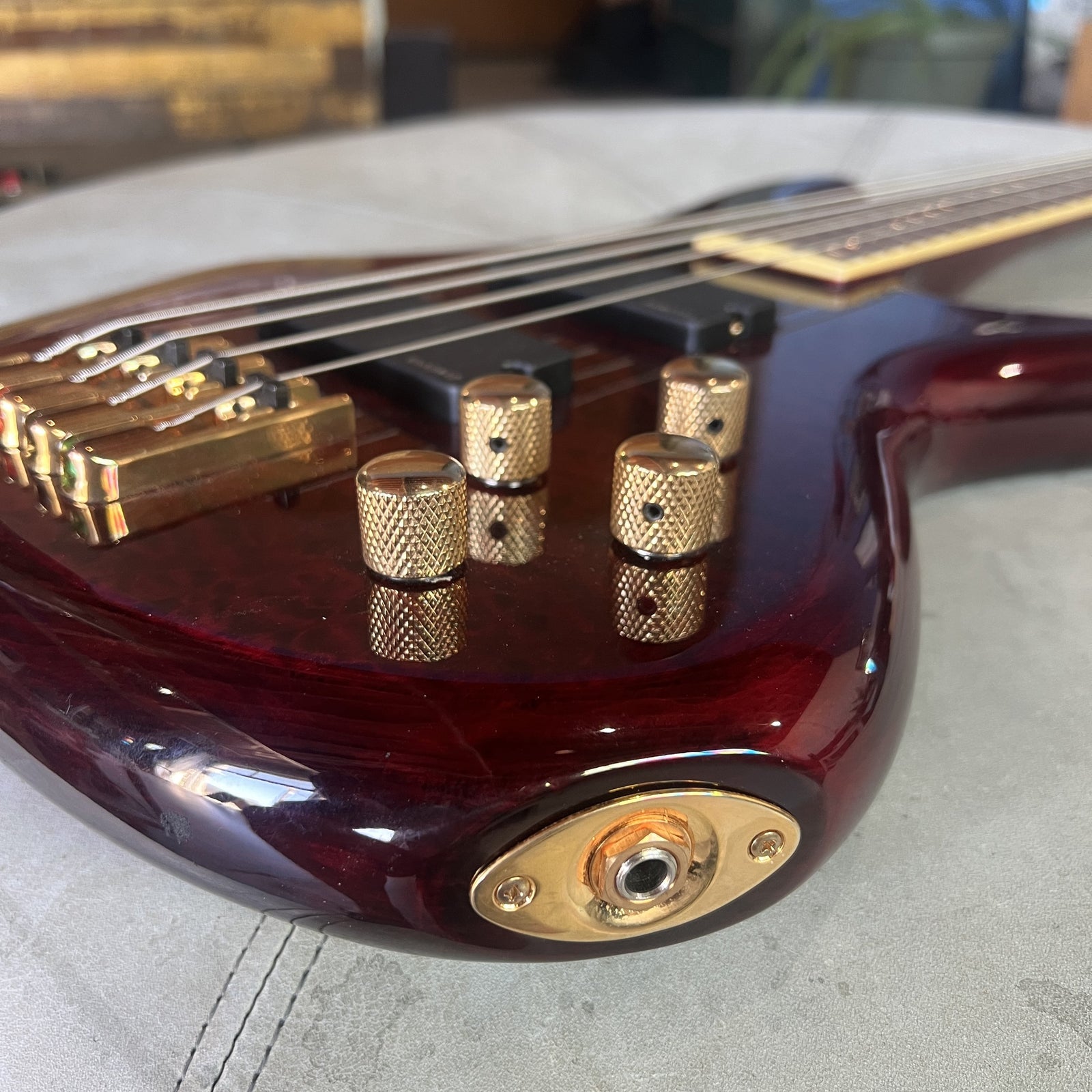 2007 Schecter Diamond Series Elite 4 Bass Guitar - Crimson Red (Crafted in South Korea)